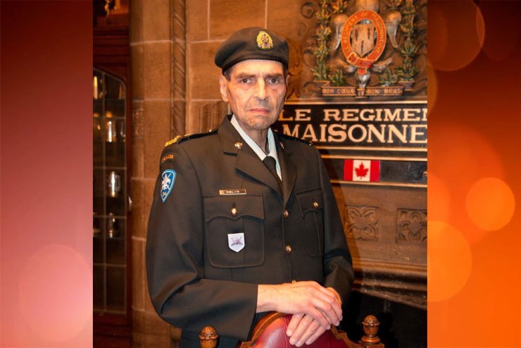 Me Pierre-Claude Nolin, Sénateur, Président du Sénat canadien, avocat et  lieutenant-colonel honoraire du Régiment de Maisonneuve