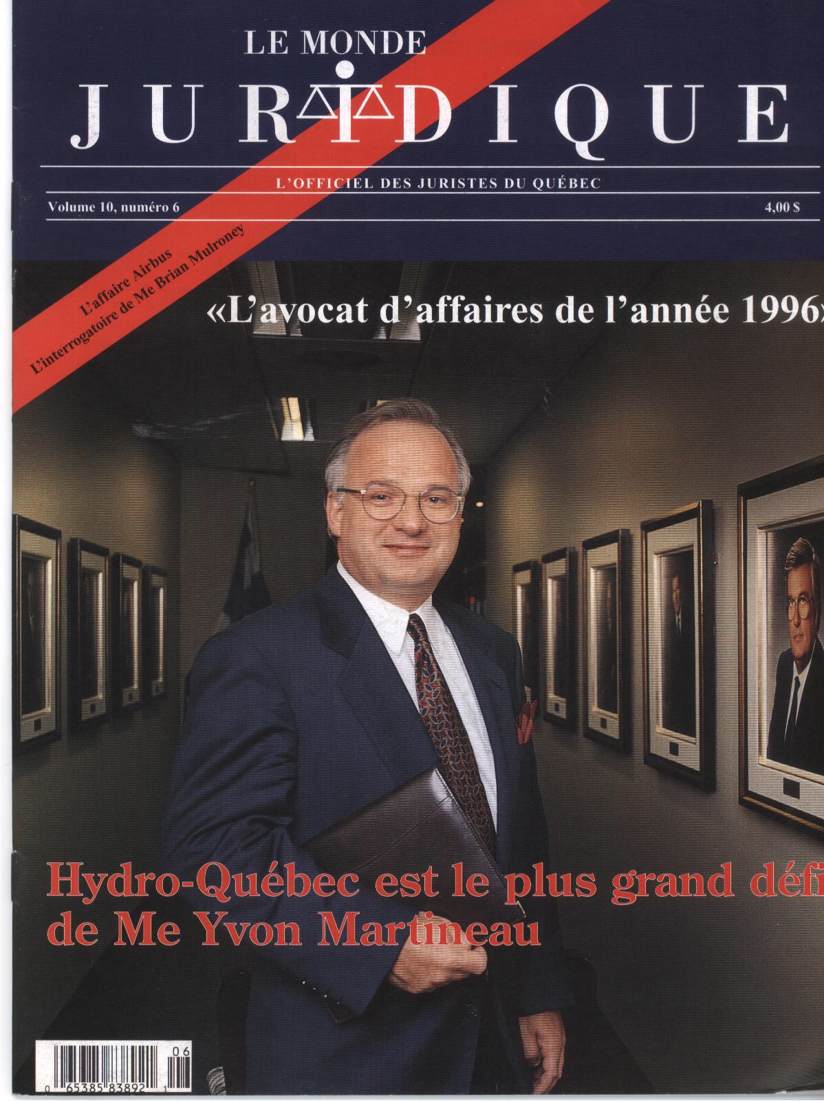 Création du Fonds Yvon Martineau à la Faculté de droit de l’Université Laval