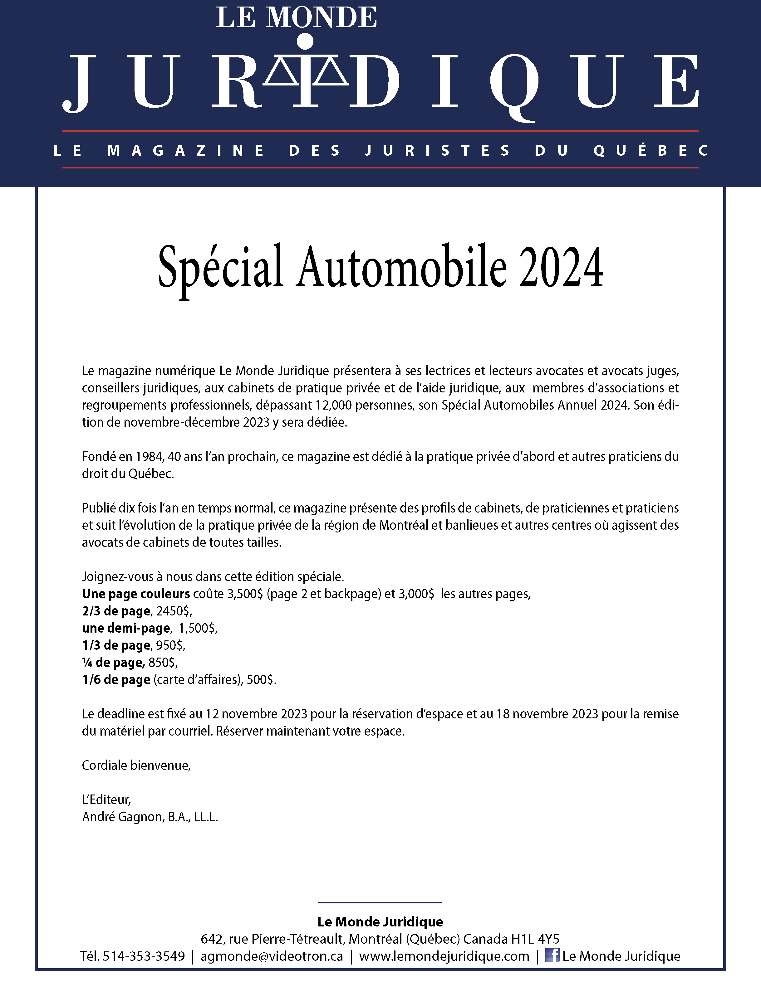 Spécial Automobile 2024