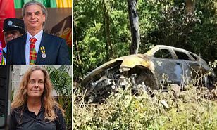 American chocolate maker Jonathan Lehrer and his wife are among four detained after millionaire software engineer Daniel Langlois and his partner ‘ambushed by hitman’ and killed in burning car