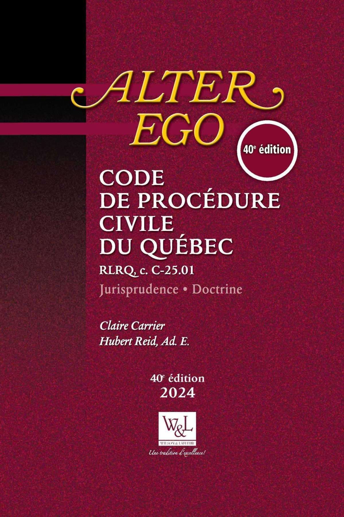 Alter Ego Code de procédure civile du Québec