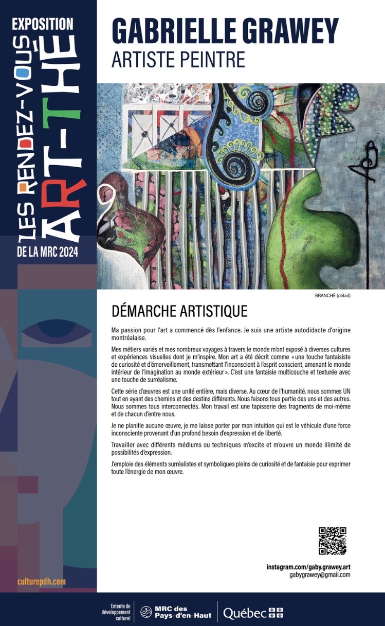 Exposition de l’artiste Gabrielle Grawey